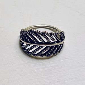 Authentic Pandora Light As A Feather Ring - Size 7